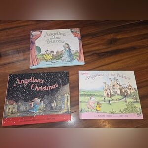 Vintage (3) Angelina Ballerina Children's Hardback Books Young Readers